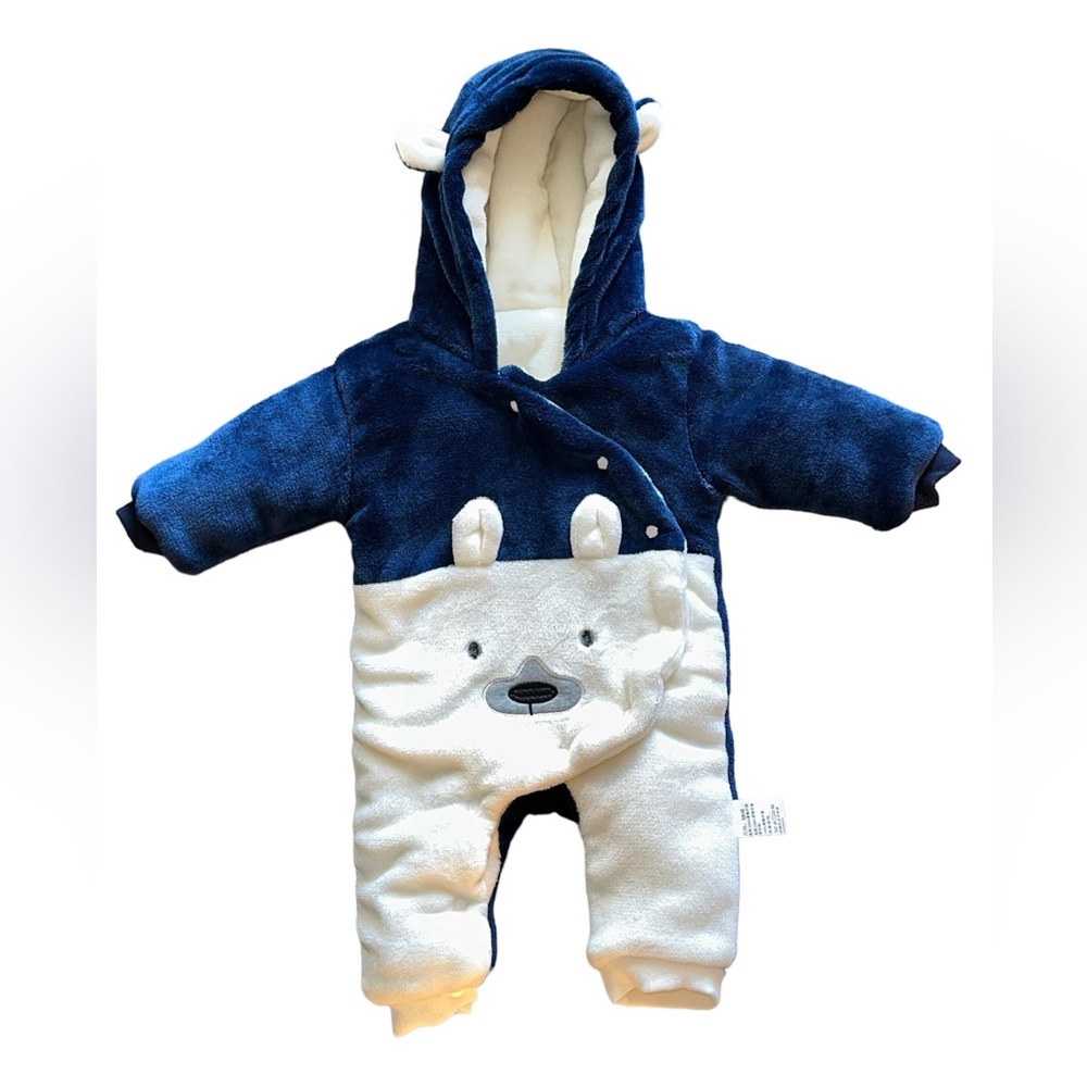 Polar Bear Infant Snowsuit (Unbranded) - Size 3-6 months